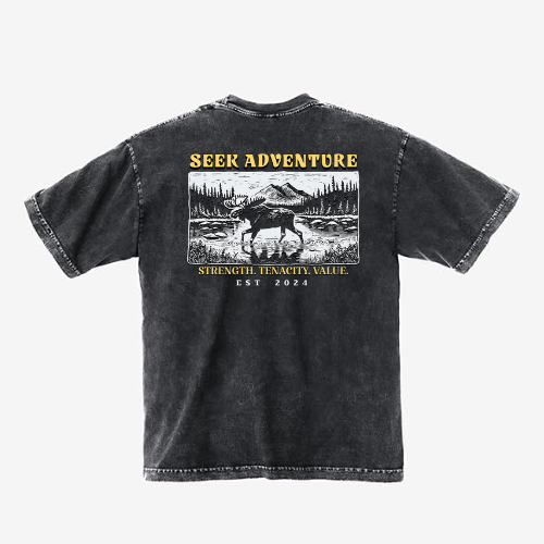 Carbon Black SEEK ADVENTURE Shirt