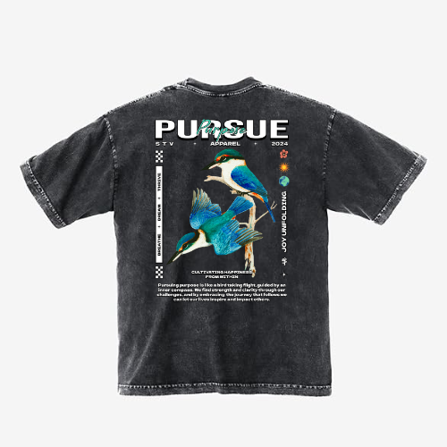 Carbon Black PURSUE PURPOSE Shirt