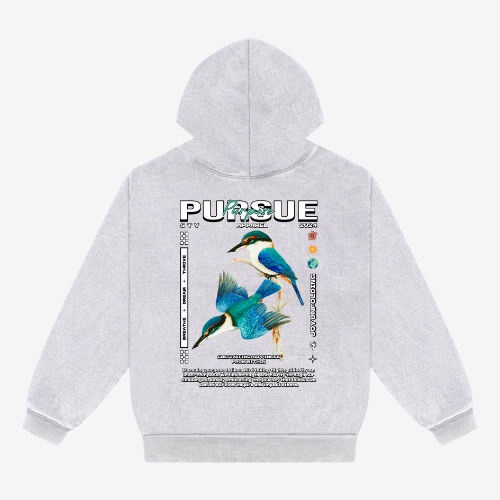 Ice Grey PURSUE PURPOSE Hoodie