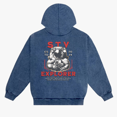 Navy Blue STV EXPLORER Hoodie