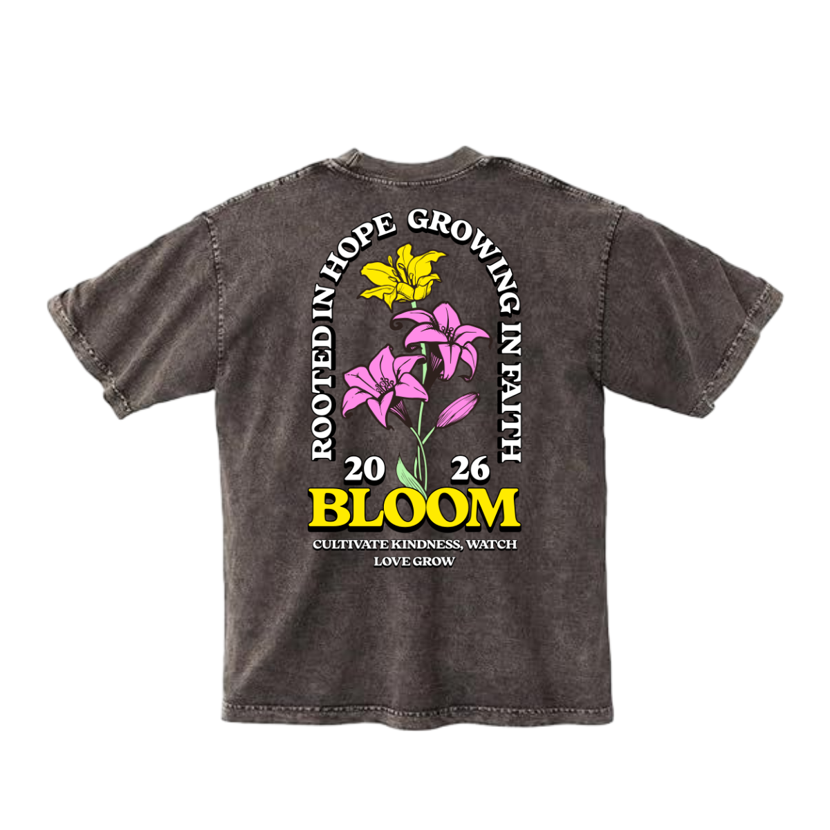 BLOOM - Mineral Wash Heavyweight T-Shirt
