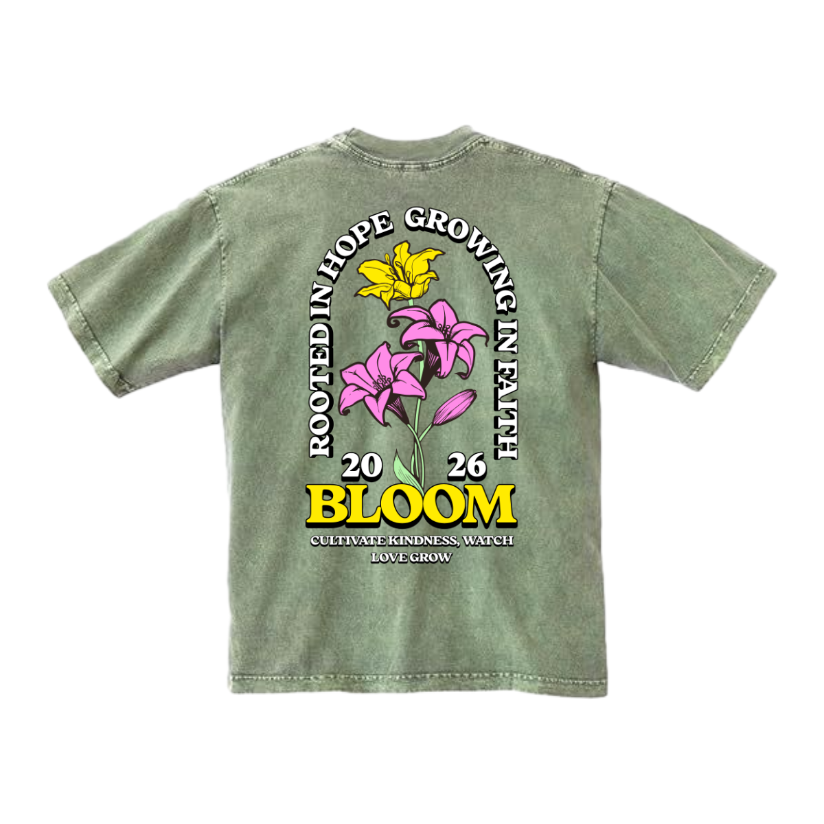 BLOOM - Mineral Wash Heavyweight T-Shirt