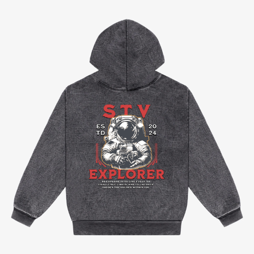 Carbon Black STV EXPLORER Hoodie