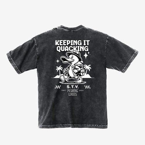 Carbon Black KEEPING IT QUACKING Shirt