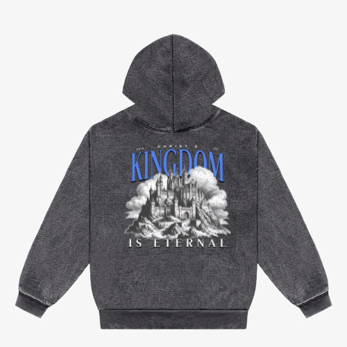 Carbon Black CHRIST'S KINGDOM Hoodie