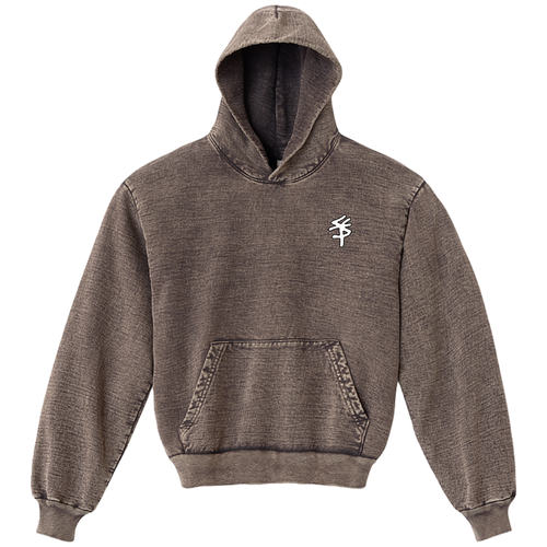 BLESSED BUTTERFLY - Mineral Wash Heavyweight Hoodie