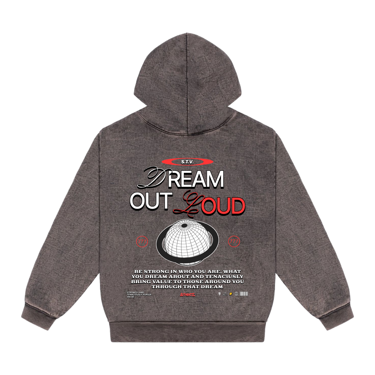 DREAM OUT LOUD - Mineral Wash Heavyweight Hoodie
