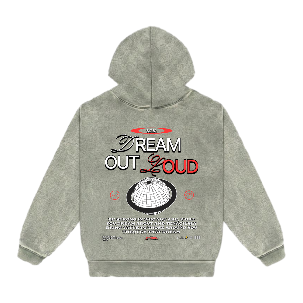 DREAM OUT LOUD - Mineral Wash Heavyweight Hoodie