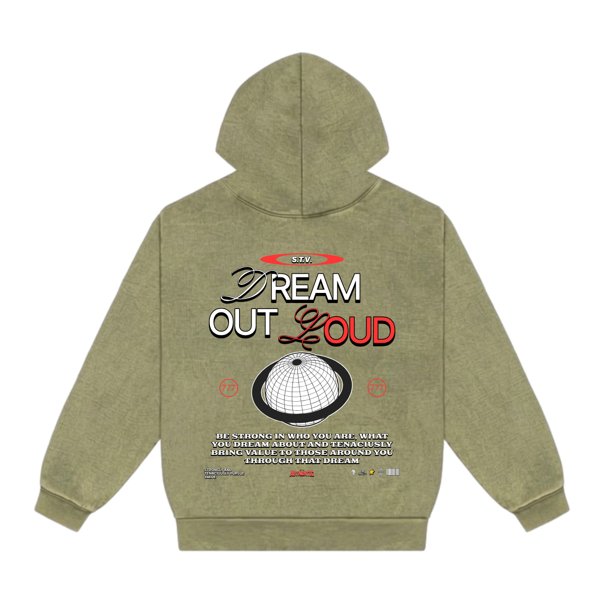 DREAM OUT LOUD - Mineral Wash Heavyweight Hoodie