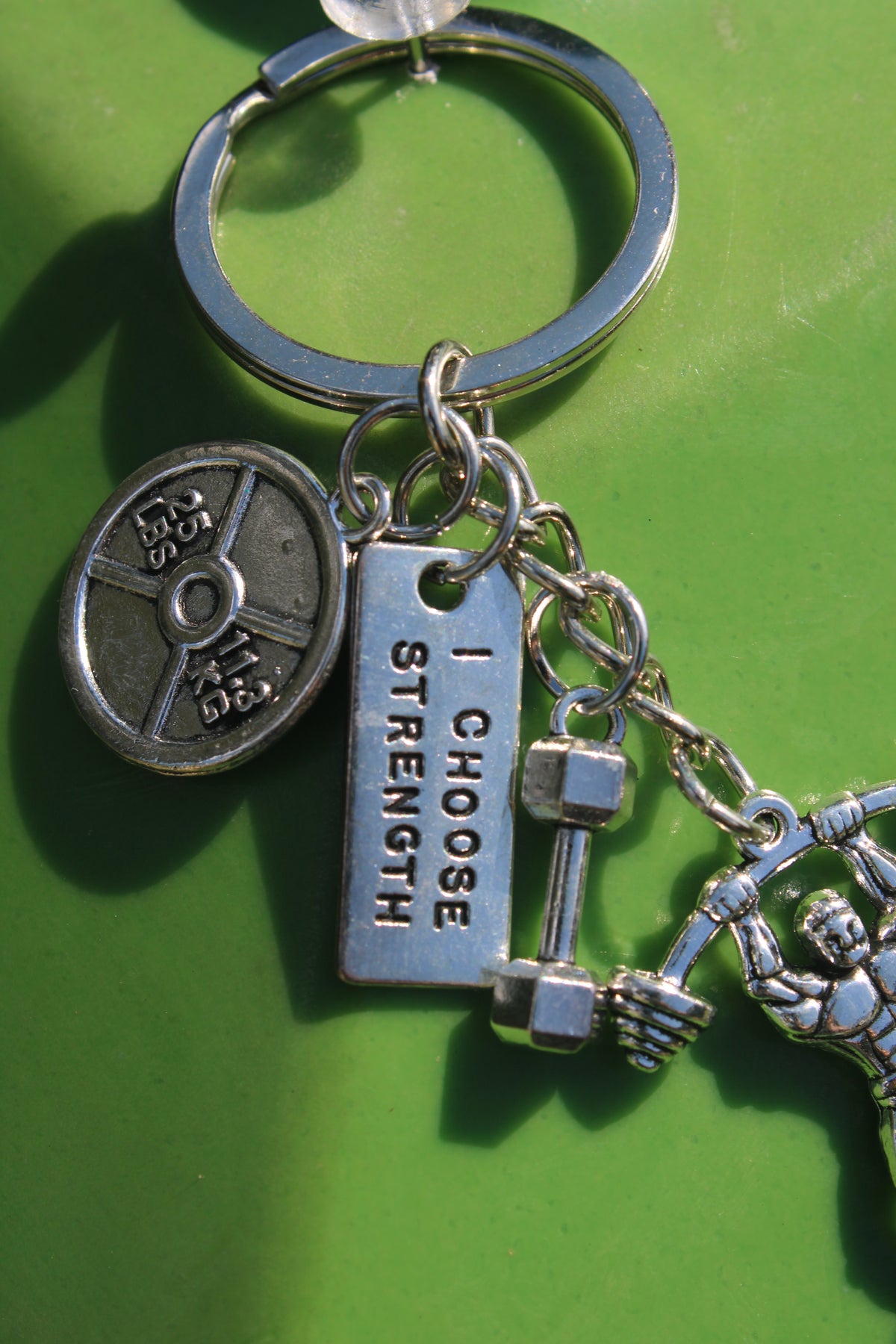 I Choose Strength Keychain Attachment