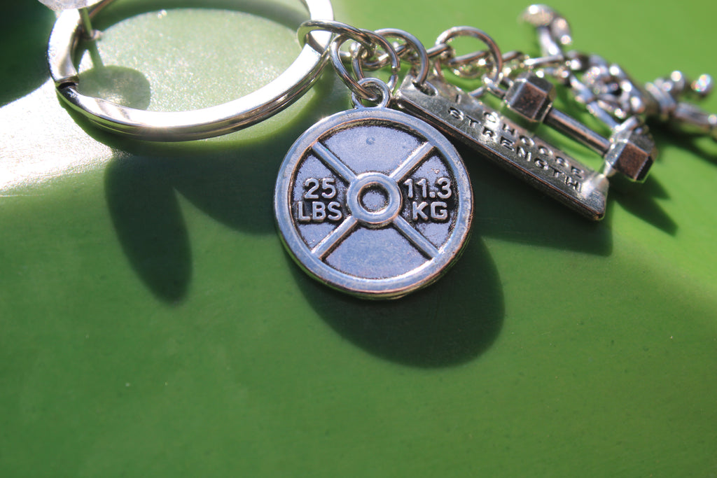 I Choose Strength Keychain Attachment