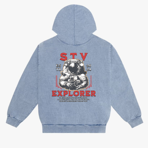 Ice Blue STV EXPLORER Hoodie