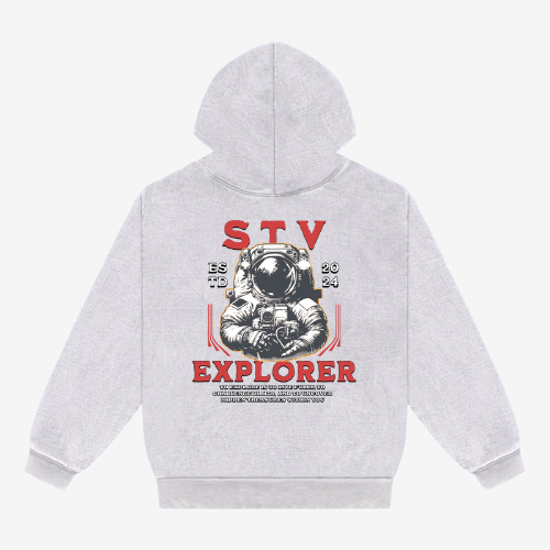 Ice Grey STV  EXPLORER Hoodie