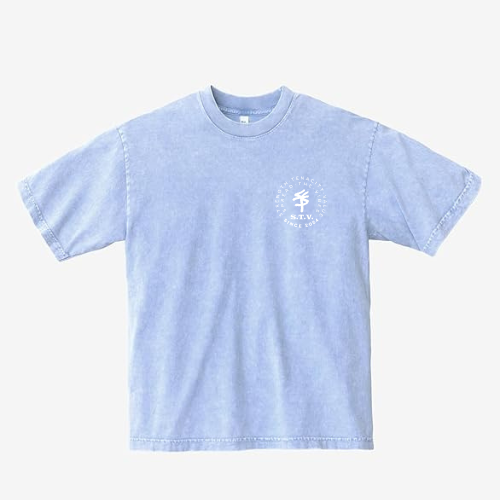 Ice Blue BLESSED BUTTERFLY Shirt