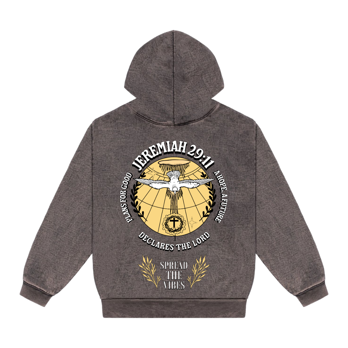JEREMIAH 29:11 - Mineral Wash Heavyweight Hoodie