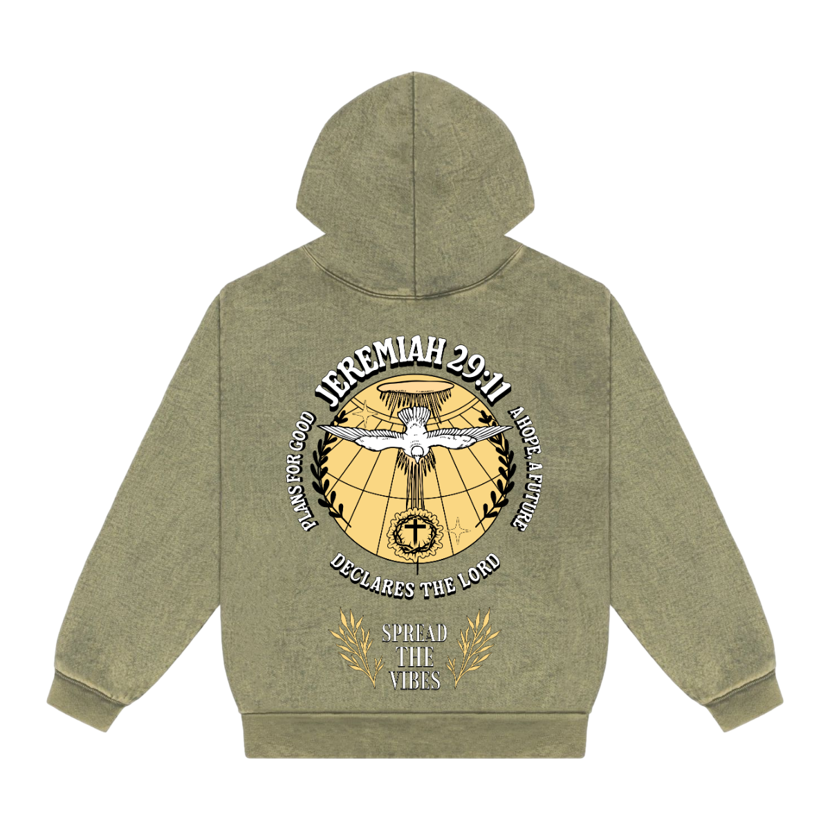 JEREMIAH 29:11 - Mineral Wash Heavyweight Hoodie