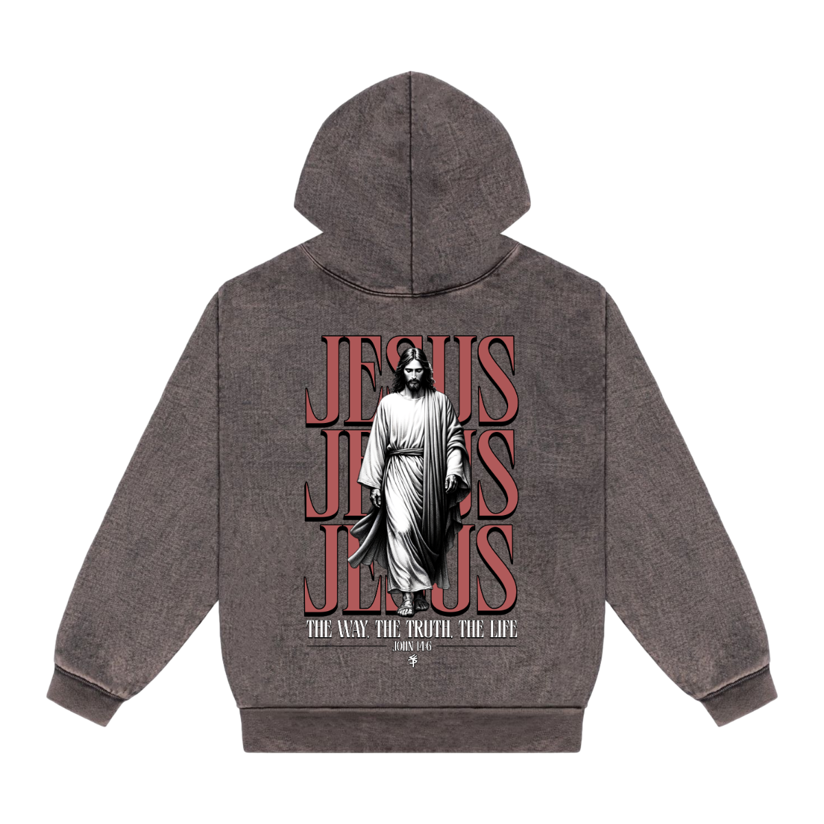 THE WAY - Mineral Wash Heavyweight Hoodie
