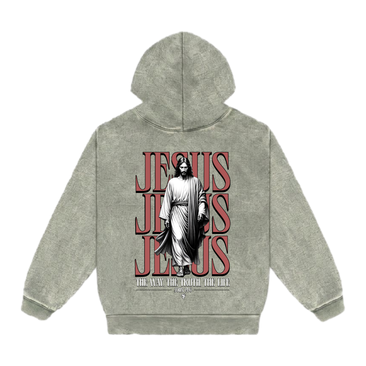 THE WAY - Mineral Wash Heavyweight Hoodie