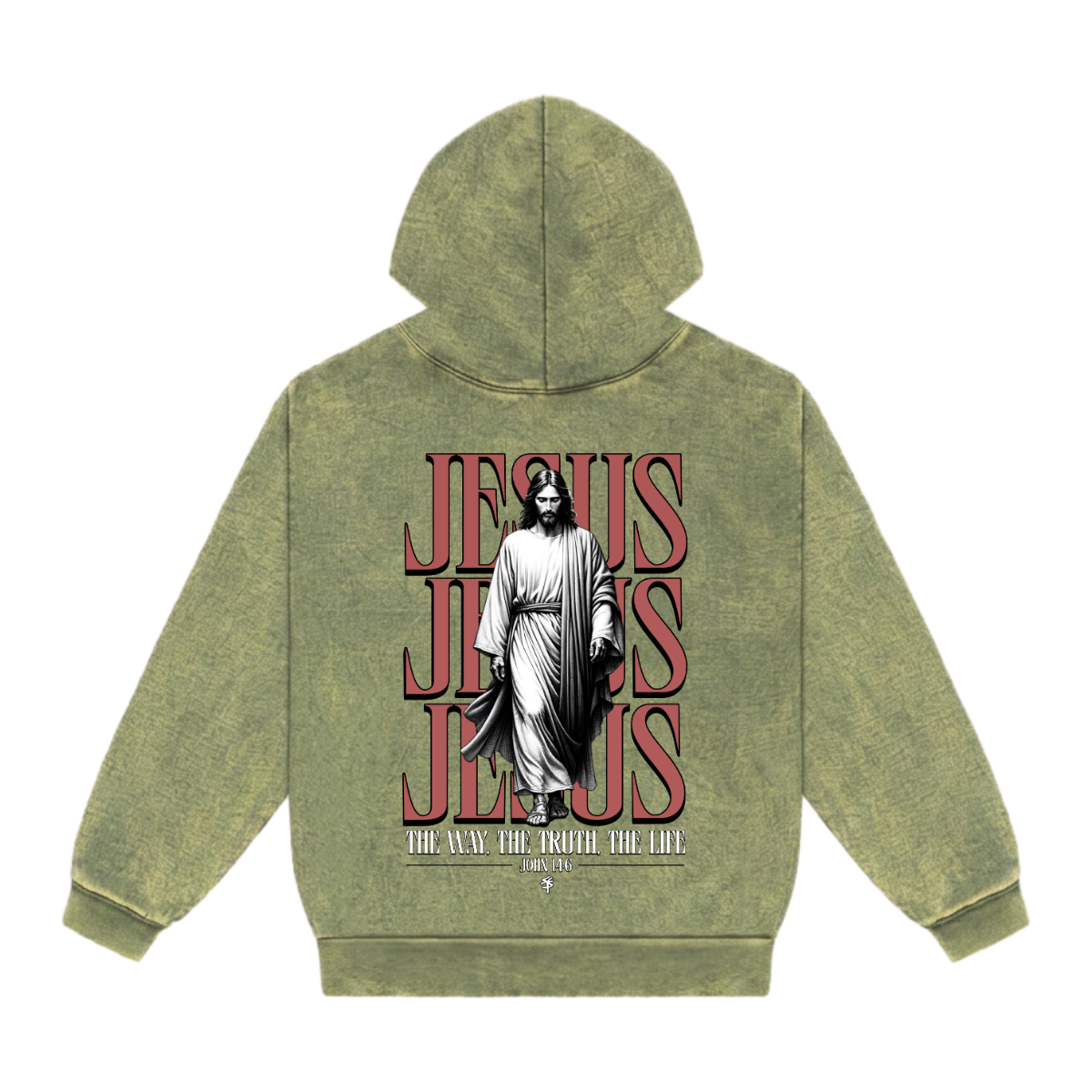 THE WAY - Mineral Wash Heavyweight Hoodie