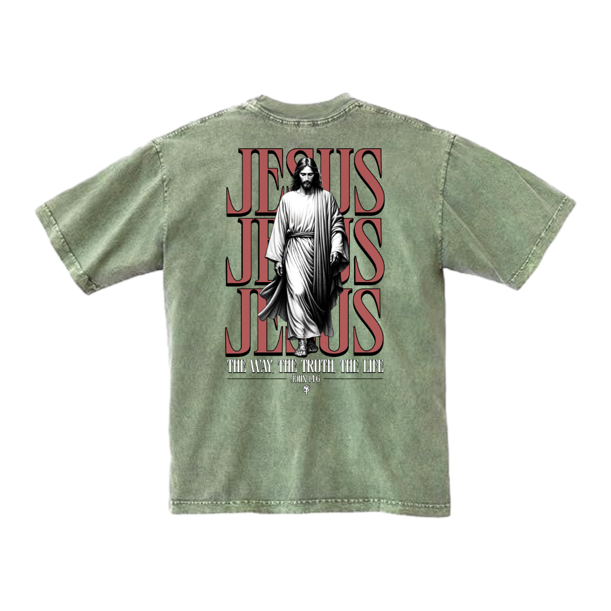 THE WAY - Mineral Wash Heavyweight T-Shirt