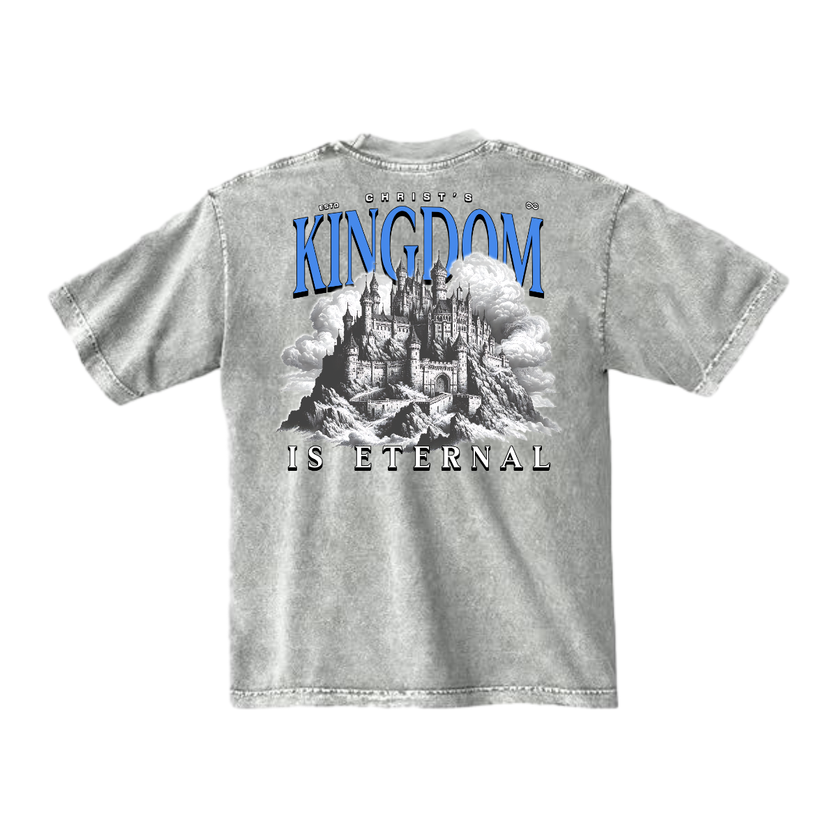 CHRIST'S KINGDOM - Mineral Wash Heavyweight T