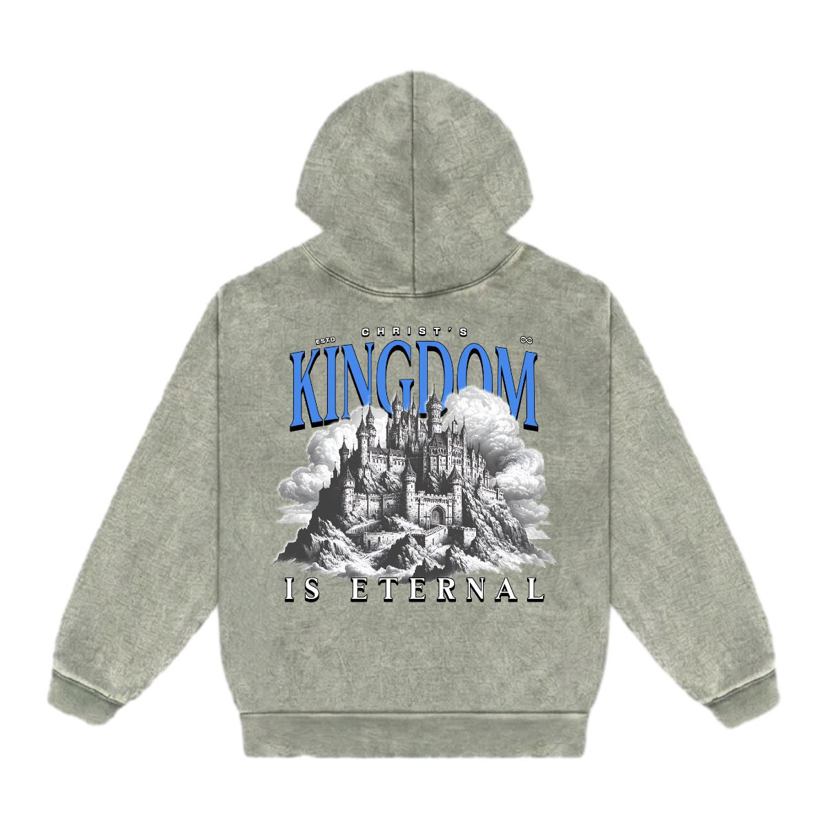 CHRIST'S KINGDOM - Mineral Wash Heavyweight Hoodie