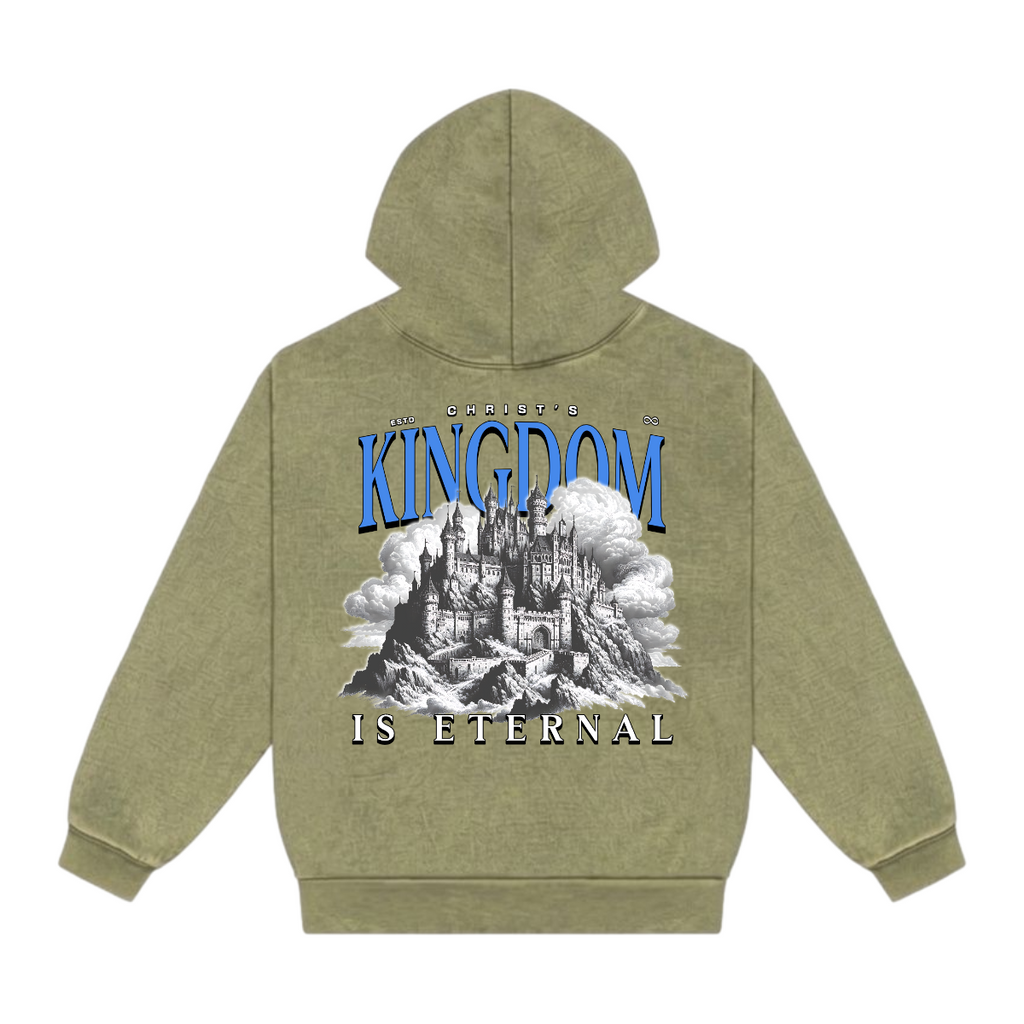 CHRIST'S KINGDOM - Mineral Wash Heavyweight Hoodie