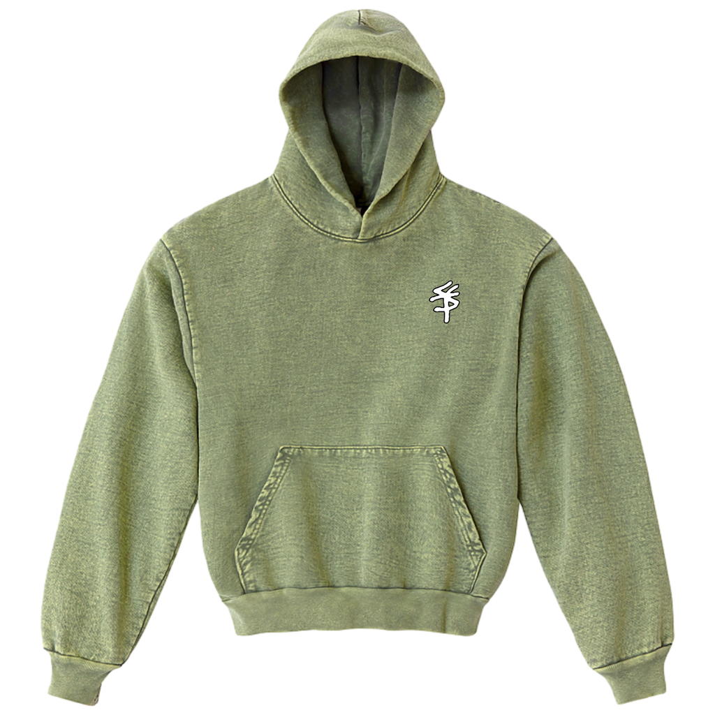 BLOOM - Mineral Wash Heavyweight Hoodie