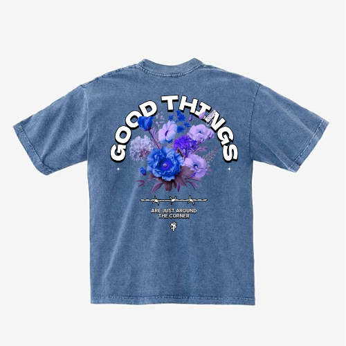 Navy Blue GOOD THINGS Shirt