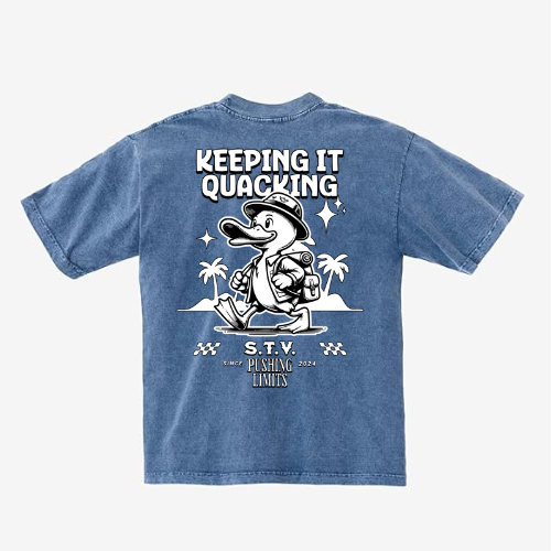 Navy Blue KEEPING IT QUACKING Shirt