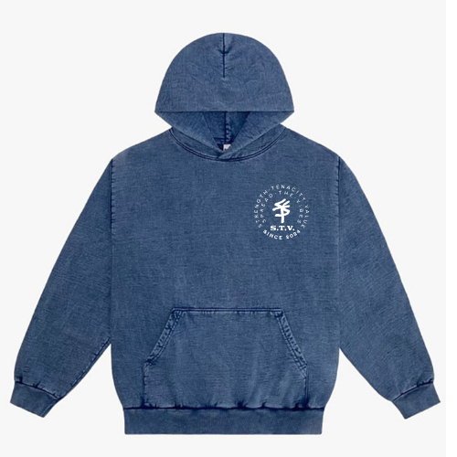 Navy Blue BLESSED BUTTERFLY Hoodie