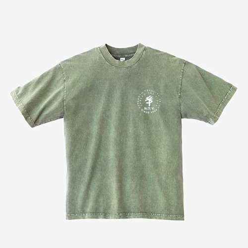 Olive Green BLESSED BUTTERFLY Shirt