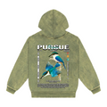 PURSUE PURPOSE - Mineral Wash Heavyweight Hoodie