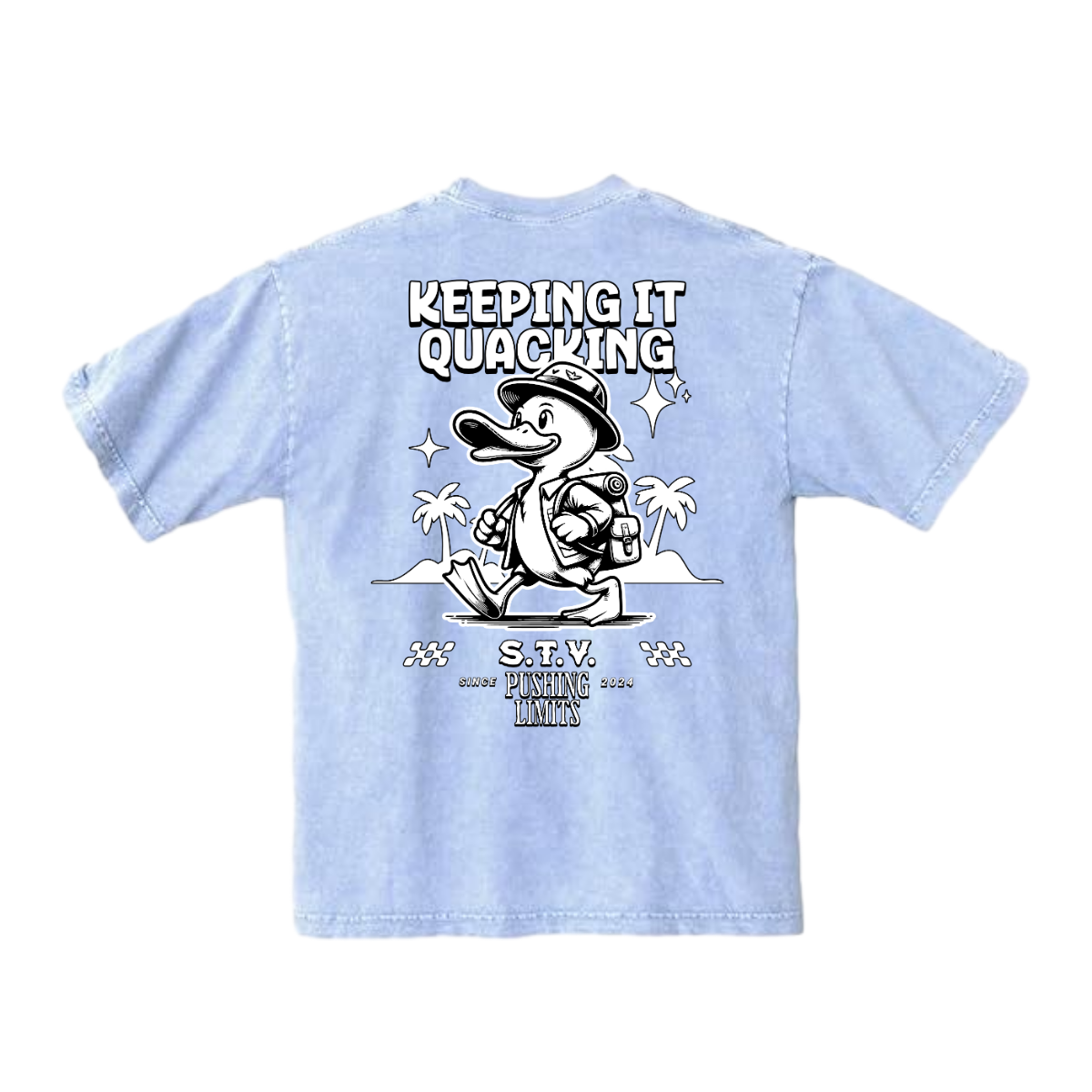 KEEPING IT QUACKING - Mineral Wash Heavyweight T