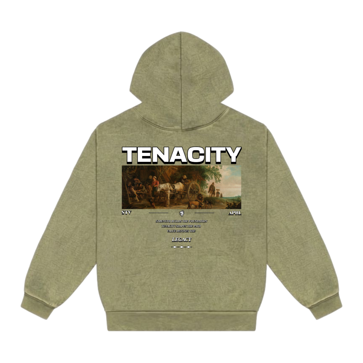 TENACITY - Mineral Wash Heavyweight Hoodie
