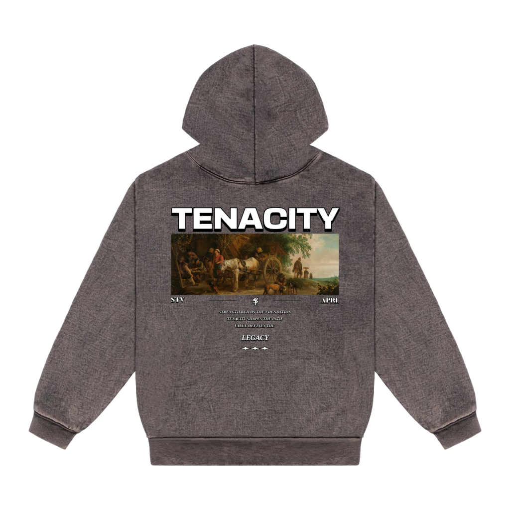 TENACITY - Mineral Wash Heavyweight Hoodie