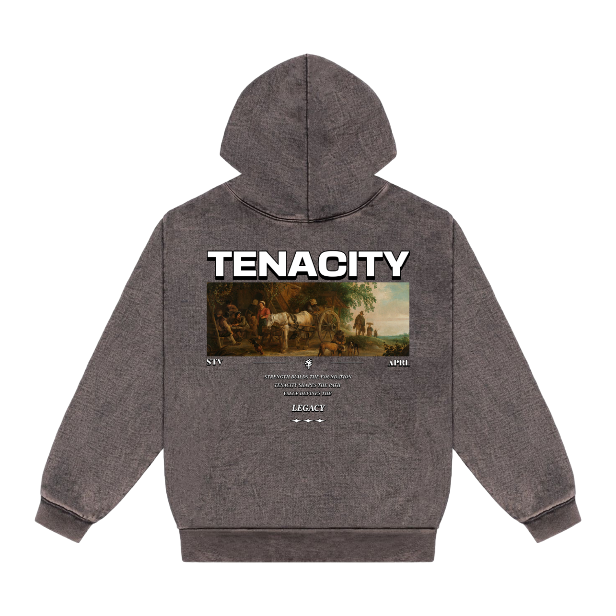 TENACITY - Mineral Wash Heavyweight Hoodie