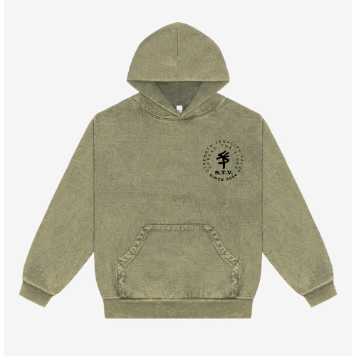 Olive Green BLESSED BUTTERFLY Hoodie