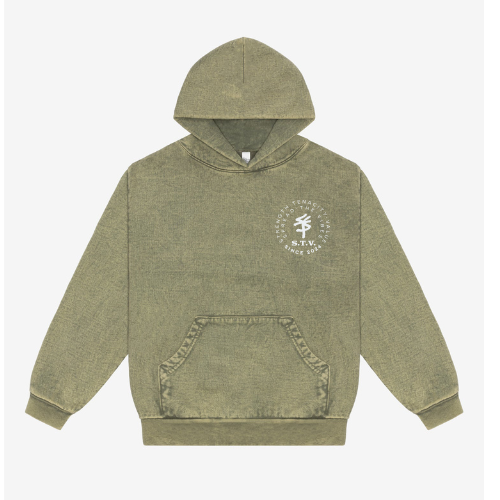 Olive Green BLESSED BUTTERFLY Hoodie